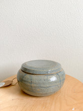 Load image into Gallery viewer, Thrifted Blue Ceramic Dish with Lid
