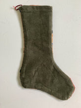 Load image into Gallery viewer, Vintage Turkish Rug Christmas Stocking &quot;I&quot;
