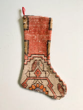 Load image into Gallery viewer, Vintage Turkish Rug Christmas Stocking &quot;C&quot;
