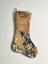 Load image into Gallery viewer, Vintage Turkish Rug Christmas Stocking &quot;A&quot;

