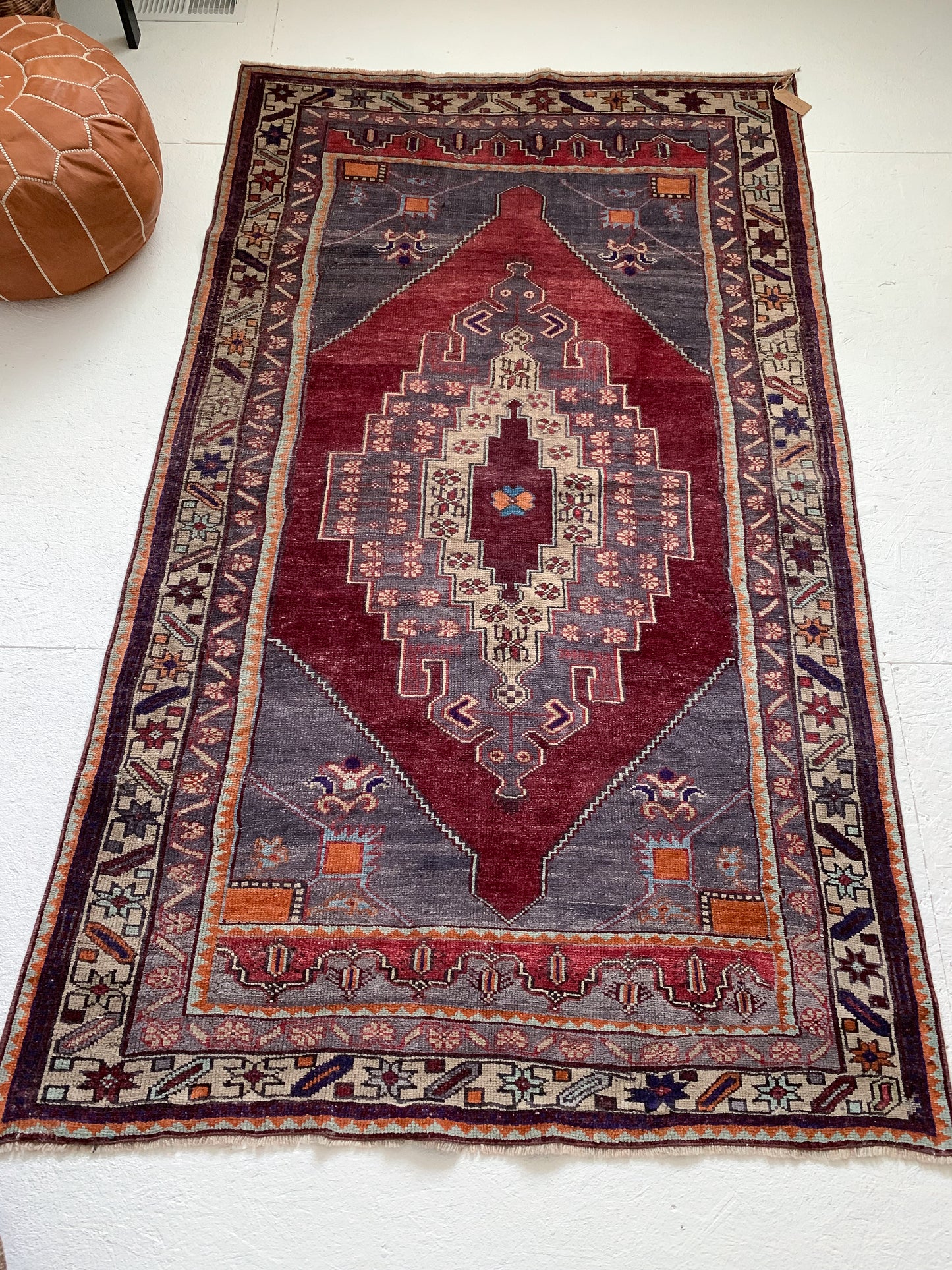 Serena - 4.2' x 7.2' Vintage Turkish Area Rug