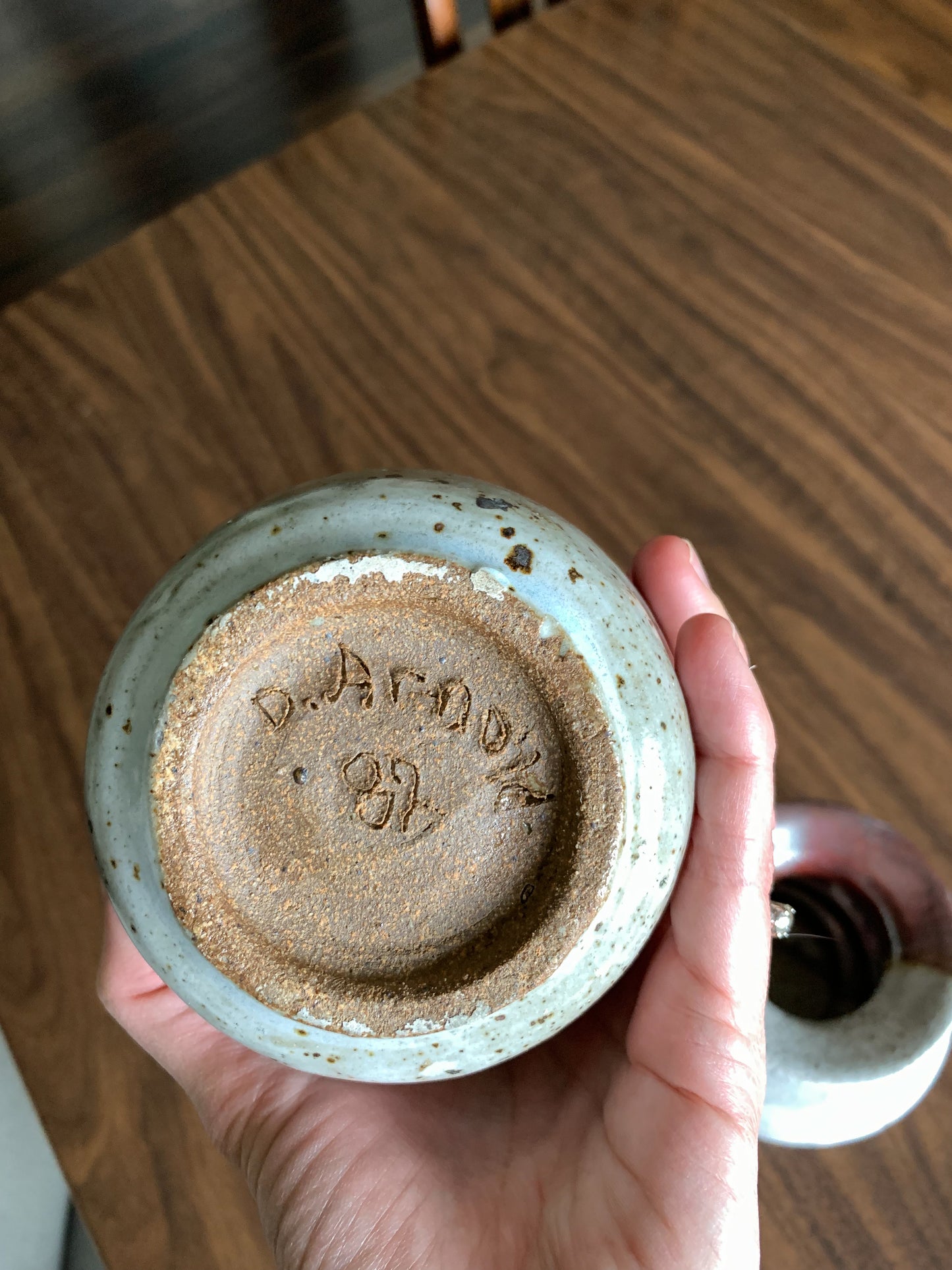 Vintage Ceramic Pottery Vessel Pair