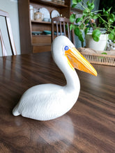 Load image into Gallery viewer, Vintage Ceramic Pelican Figurine - Local Olympia Pickup Only
