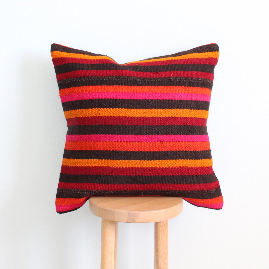 Reserved for Ann - Taylor - 20" x 20" Kilim Pillow Cover