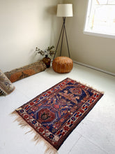 Load image into Gallery viewer, Reserved - Audrey - 2.9&#39; x 4.9&#39; Vintage Afghan Area Rug
