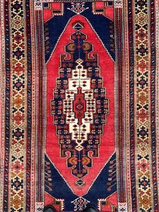 Reserved - Martha - 4' x 7.2' Vintage Turkish Oushak Area Rug