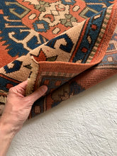 Load image into Gallery viewer, Cynthia - 4&#39; x 6.1&#39; Vintage Turkish Oushak Area Rug
