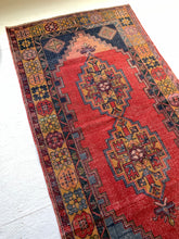 Load image into Gallery viewer, Reserved - Jam - 3.7&#39; x 7.1&#39; Vintage Turkish Oushak Area Rug

