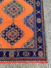 Load image into Gallery viewer, Reserved - Cecilia - 4.3&#39; x 10.7&#39; Vintage Turkish Oushak Area Rug
