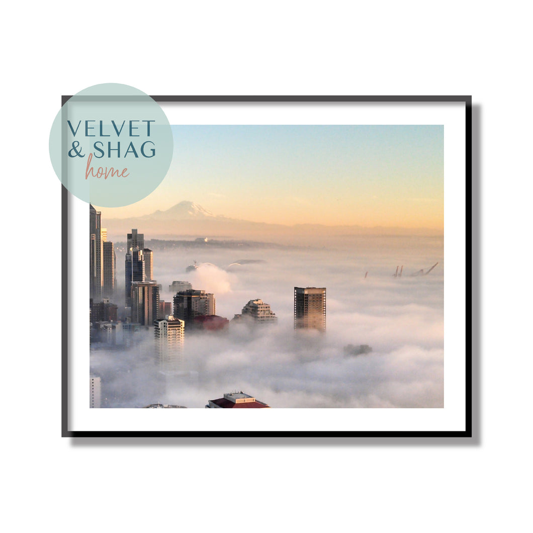 Seattle Skyline Photography Print